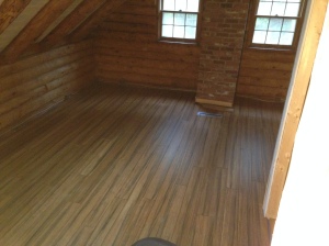Master bedroom floors done.